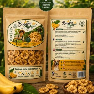 Lot de 5 Sachets de bananes séchées